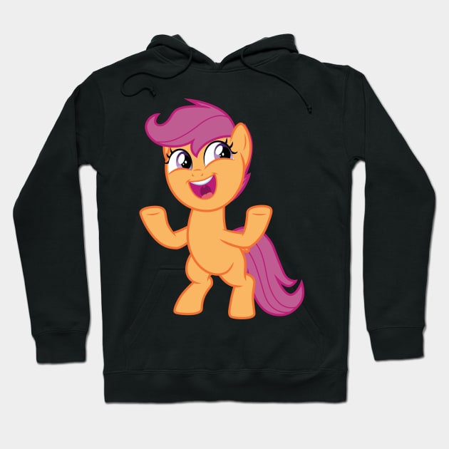 Scootaloo 2 Hoodie by CloudyGlow